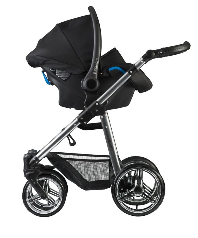 venicci silver pram