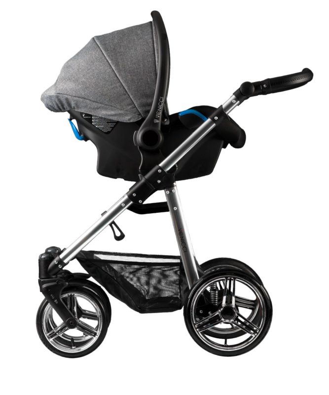 venicci silver pram