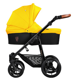 venicci yellow pram