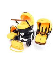 venicci yellow pram