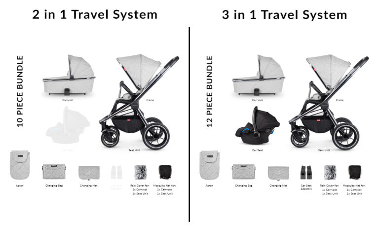 venicci pram parts