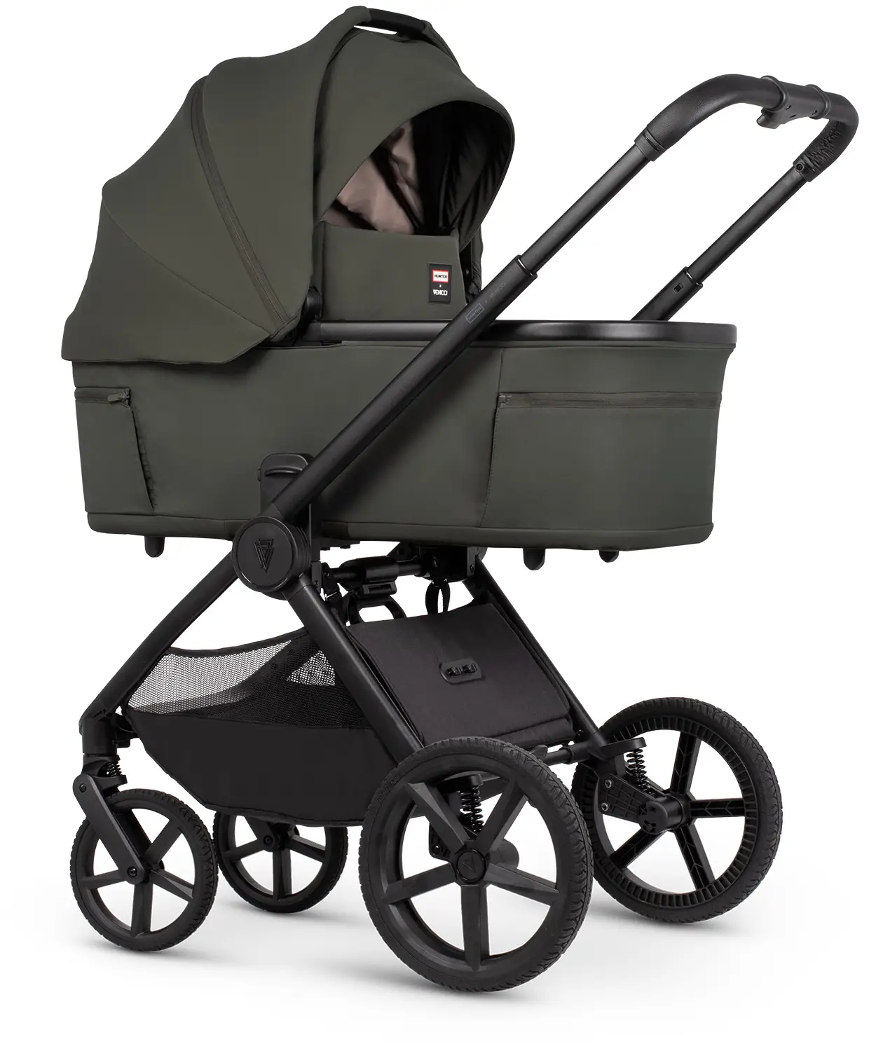 Hunter x Venicci Upline 3 Dark Olive Pram