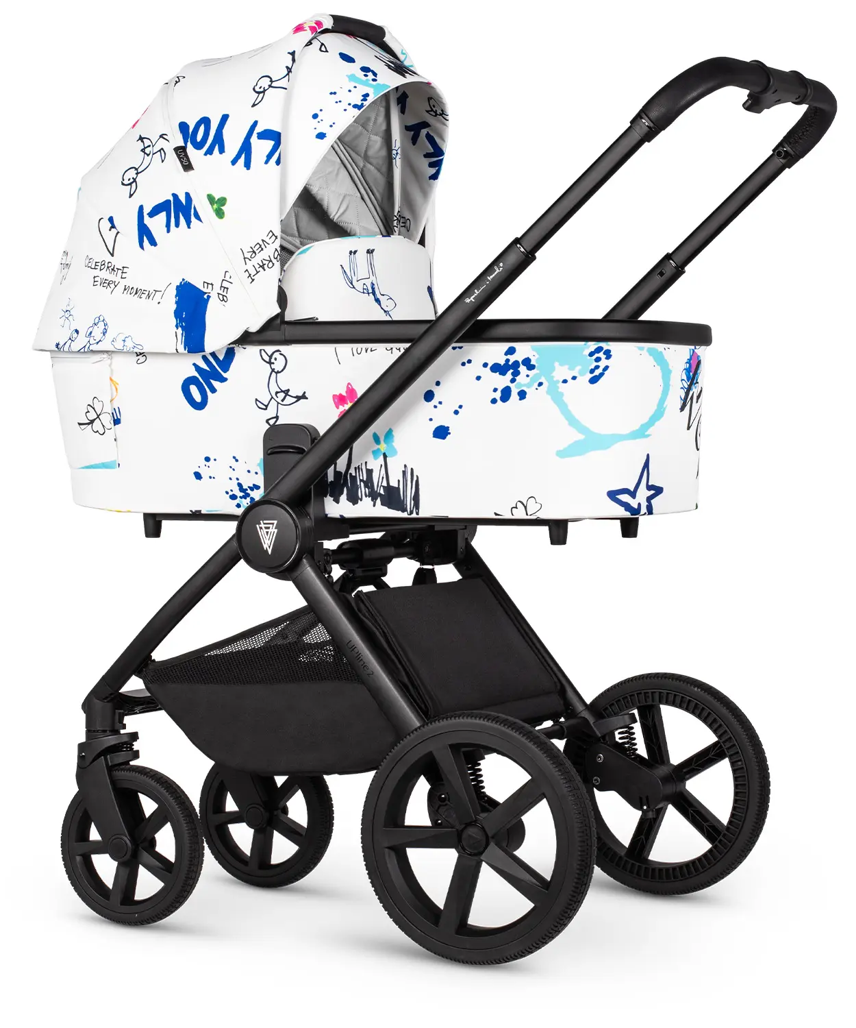Upline 2 PB Draft White Pram